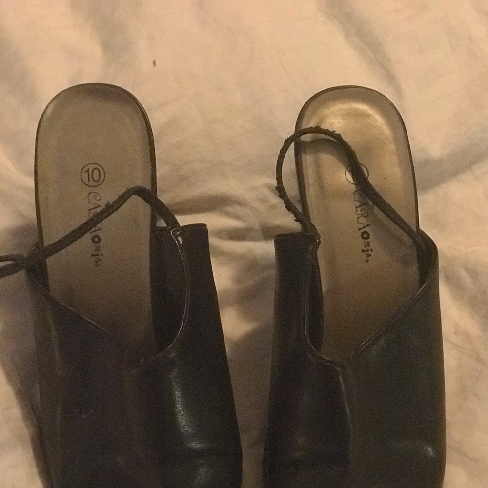 Sling back heel size 10